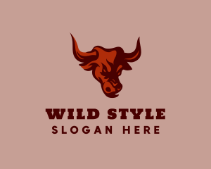 Wild Bull Horns logo design