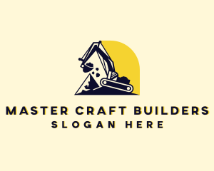 Excavator Builder Contractor logo