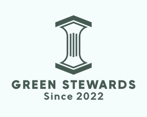 Green Column Architecture logo design