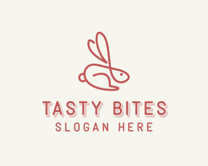 Bunny Pet Rabbit Logo