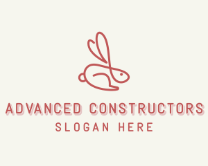 Bunny Pet Rabbit logo design