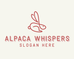 Bunny Pet Rabbit logo design