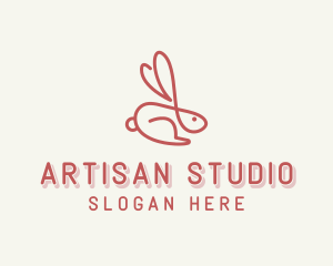 Bunny Pet Rabbit logo design