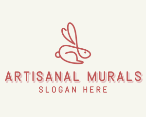 Bunny Pet Rabbit logo design