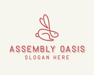 Bunny Pet Rabbit logo design