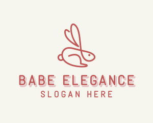 Bunny Pet Rabbit logo design