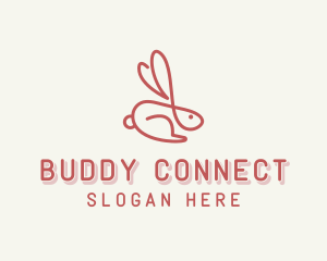 Bunny Pet Rabbit logo design