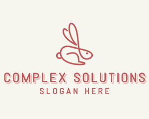 Bunny Pet Rabbit logo design