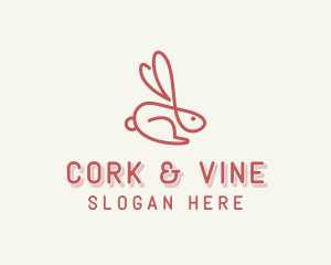 Bunny Pet Rabbit logo design