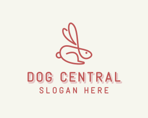 Bunny Pet Rabbit logo design