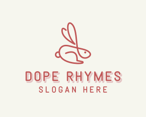 Bunny Pet Rabbit logo design