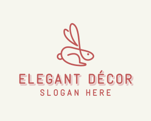 Bunny Pet Rabbit logo design