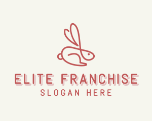 Bunny Pet Rabbit logo design