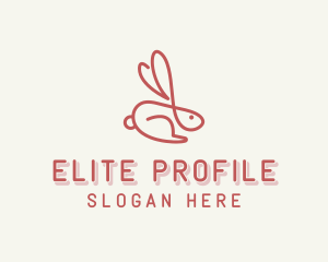 Bunny Pet Rabbit logo design