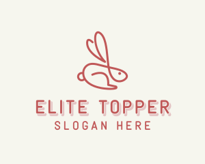 Bunny Pet Rabbit logo design