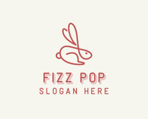 Bunny Pet Rabbit logo design