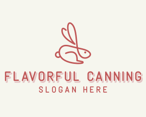 Bunny Pet Rabbit logo design