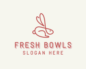 Bunny Pet Rabbit logo design