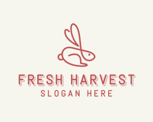 Bunny Pet Rabbit logo design