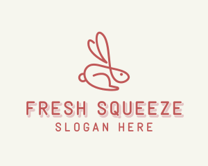 Bunny Pet Rabbit logo design