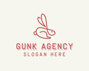 Bunny Pet Rabbit logo design