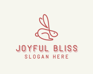 Bunny Pet Rabbit logo design