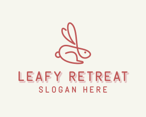 Bunny Pet Rabbit logo design