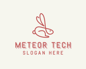 Bunny Pet Rabbit logo design