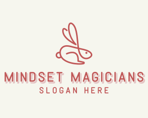 Bunny Pet Rabbit logo design