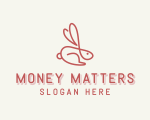 Bunny Pet Rabbit logo design