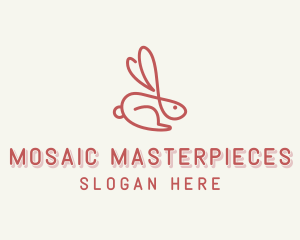 Bunny Pet Rabbit logo design