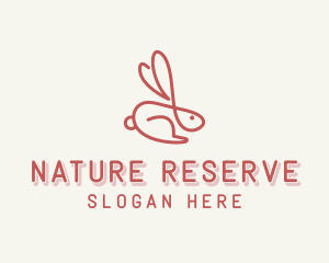 Bunny Pet Rabbit logo design