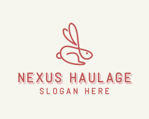 Bunny Pet Rabbit logo design