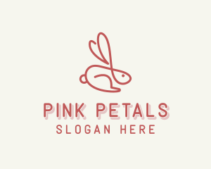 Bunny Pet Rabbit logo design