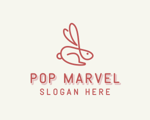 Bunny Pet Rabbit logo design