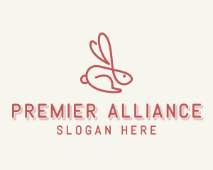 Bunny Pet Rabbit logo design