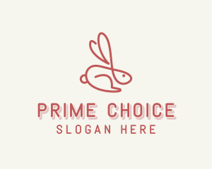 Bunny Pet Rabbit logo design