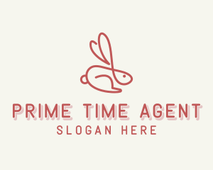 Bunny Pet Rabbit logo design