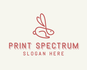 Bunny Pet Rabbit logo design