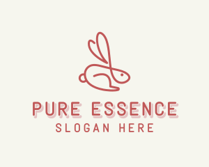 Bunny Pet Rabbit logo design