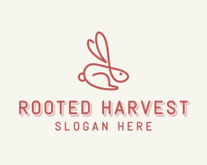 Bunny Pet Rabbit logo design