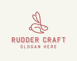 Bunny Pet Rabbit logo design