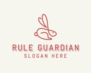 Bunny Pet Rabbit logo design