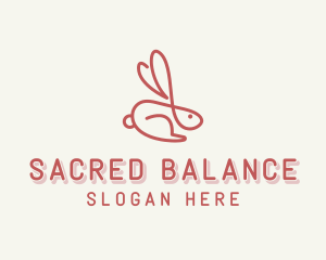 Bunny Pet Rabbit logo design