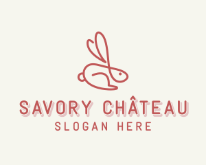 Bunny Pet Rabbit logo design