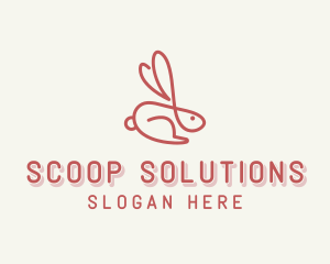 Bunny Pet Rabbit logo design