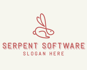 Bunny Pet Rabbit logo design