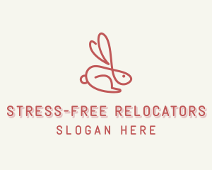 Bunny Pet Rabbit logo design