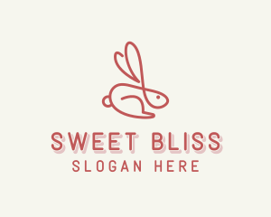 Bunny Pet Rabbit logo design