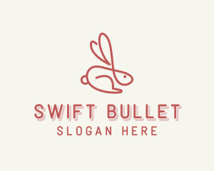 Bunny Pet Rabbit logo design